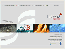Tablet Screenshot of luces-ingenieure.de